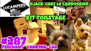 287 KIT TOILETTAGEDJACK AU CARROSSIERNomade van life  campingcar [upl. by Crawley]