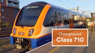 London Overground Class 710  In Service between Romford to Upminster [upl. by Erreip362]