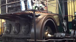 Big diesel engine starting [upl. by Einhpad]