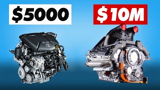 5000 Normal Engine vs 10 Million Formula 1 Engine [upl. by Ihana]