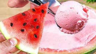 Easy watermelon icecream 🍉 [upl. by Shaia]