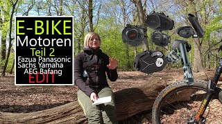 E Bike Motoren Antriebe Teil 2 Fazua Yamaha AEG Panasonic Sachs Bafang Hersteller│ebikeverliebt Vlog [upl. by Filbert]