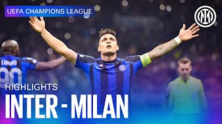 INTER 10 MILAN  HIGHLIGHTS  UEFA CHAMPIONS LEAGUE 2223 ⚽⚫🔵🇮🇹 [upl. by Greenebaum377]