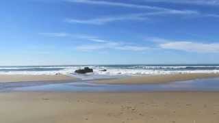 Gazos Creek Beach Pescadero CA  360 Degree View [upl. by Essilem]