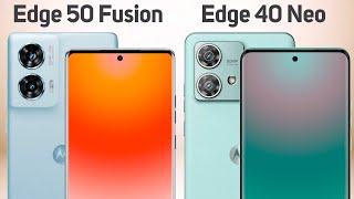 Motorola Edge 50 Fusion vs Motorola Edge 40 Neo [upl. by Euqinomahs]