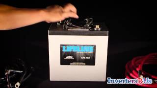 Lifeline GPL4CT 6 Volt AGM Deep Cycle Battery [upl. by Krasnoff457]