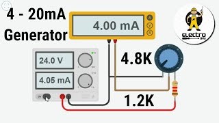 4 20ma signal generator circuit for 24VDC Devices [upl. by Alimhaj]