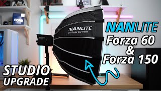 STUDIO Upgrade Time  NANLite Forza 60 amp Forza 150 Lights [upl. by Ahsened]