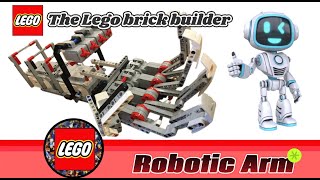 Robotic Arm  EV3 Mindstorm Building Instructions [upl. by Riocard498]