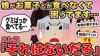 【報告者キチ】娘がお菓子しか食べなくて困ってます→スレ民「それはないだろ」 [upl. by Malanie148]