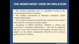 Monetarist view of Inflation [upl. by Einnov]