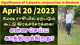 மேஷ ராசியில் ஏற்படும் கூட்டு கிரகச்சேர்க்கை DINDIGUL PCHINNARAJ ASTROLOGER INDIA [upl. by Enyamrahc]