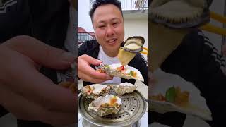 asmr eating seafood oyster [upl. by Nahtnoj983]