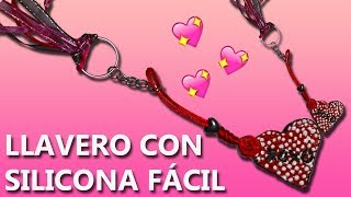 COMO HACER LLAVEROS FÁCILES Y BONITOS  Para el 14 de febrero [upl. by Shenan59]