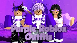 Trending Purple Roblox Outfits 2023 [upl. by Atterual]