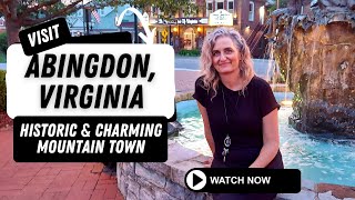 Abingdon Virginia why I LOVE this charming town with dining shopping history amp outdoor adventure [upl. by Eisej]