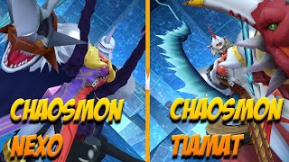 Chaosmon Tiamat and Chaosmon Nexo Digimon Cyber Sleuth Mods [upl. by Dodi]