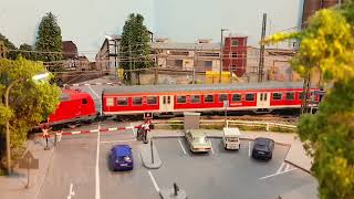 Una de las más maravillosas y más detalladas maquetas de trenes eléctricos en Chile en escala HO [upl. by Nossah]