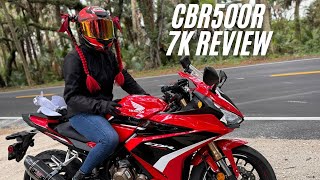 2024 Honda CBR500R 7k Mile Review [upl. by Jillane943]