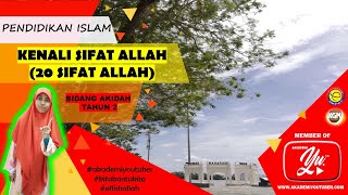 Sifat 20 Allah Kenali sifatsifat Allah Tahun 2 [upl. by Cordie]