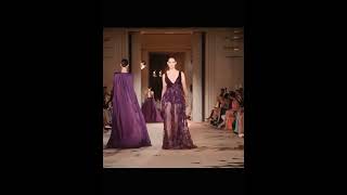 romantic eveing dress zuhair murad haute couture 2024 spring summer fashion show [upl. by Sebastiano]