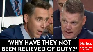 Josh Hawley To Acting Secret Service Director Why Has No One Involved In Trump Shooting Been Fired [upl. by Loydie]