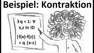 Fixpunktiteration Beispiel mit fx05x1  Fixpunktsatz von Banach  Mathematik beim Mathe Schmid [upl. by Coplin]