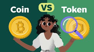 Coins VS Tokens Whats the Difference  3min crypto [upl. by Atalayah]