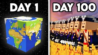 500 Players Colonize Earth in Minecraft [upl. by Assina]