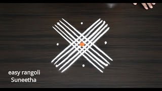 Simple Marghazi kolam🌺easy Dahnurmasam nelaganta muggulu🌺Sankranthi muggulu [upl. by Sherris]