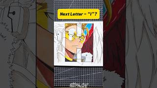 Drawing Letter H as Hawks of My Hero Academia 🔥 shorts anime myheroacademia [upl. by Atat]