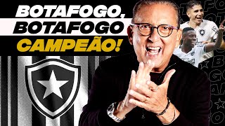 GALVÃO COMENTA FINAL DA LIBERTADORES BRILHA A ESTRELA SOLITÁRIA VITÓRIA ÉPICA DO BOTAFOGO [upl. by Ursola]