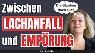 Nancy Faeser bringt mich an den Rand des Lachkomas [upl. by Akimert]