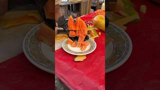 Papaya Cutting amp Eating indianfood reels instagram viral trending food foodie [upl. by Esinned]