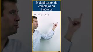 ✖️ Multiplicación de Números Complejos en Binómica shorts [upl. by Hebe462]