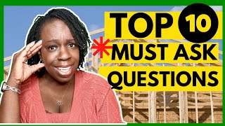 TOP 10 Questions To Ask Builder at Pre Construction Meeting in Tennessee [upl. by Sylvan]