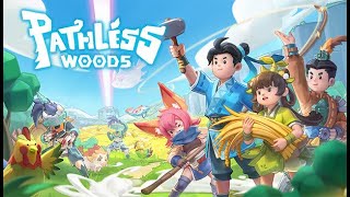 Early Access Pathless Woods  Cute Coop Open World Survival  Gameplay PC [upl. by Luing]