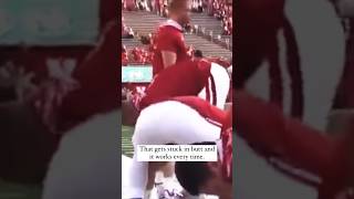 The Nebraska cheerleaders did the smartest stretch shorts nebraska cheerleader [upl. by Onaimad]