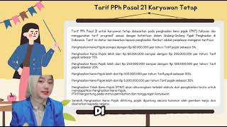 Pajak penghasilan pph pasal 21 untuk karyawan tetap [upl. by Dannon]