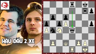 Quyết tâm hạ bệ vua cờ Magnus Carlsen Rapport liều lĩnh thí Hậu chơi tất tay [upl. by Linkoski458]