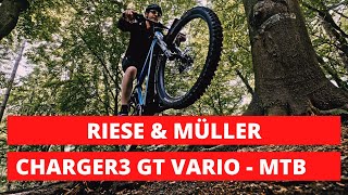 Riese amp Müller Charger3 GT Vario GX mit Schwalbe Magic Marry MTB Reifen Testfahrt in Sandkrug [upl. by Furlani]