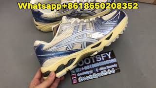 ASICS Gel Kayano 14 Cream Metallic Blue 评测来自 BOOTSFY [upl. by Aisat518]