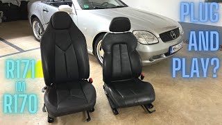 R171 Sitze im R170 SLK  Geht das  Tolle Innenraum Aufwertung  Mercedes SLK 230 Kompressor R170 [upl. by Hoffman]