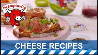 Bruschetta Peach amp Parma Ham  Cheese Recipes by The Laughing Cow [upl. by Nicholl983]