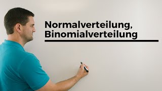 Normalverteilung Binomialverteilung Sigmaumgebung Stochastik anschaulich Mathe by Daniel Jung [upl. by Tiana]