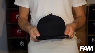 CLASSIC SNAPBACK BLACK BLANK CAP [upl. by Arianna]