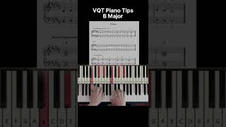 Piano Kỹ Thuật Cơ Bản Warming up  B Major  Beginner shorts [upl. by Layla]