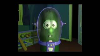 VeggieTales Juinor Larry Bob Spaceship Astronaut scene [upl. by Inalem]