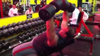 Poundstone 200lb Incline DB chest press [upl. by Valeda]