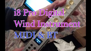 Musical instrument i8 Pro Digital Wind Instrument [upl. by Llerrehc]